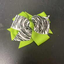 Load image into Gallery viewer, Zebra Hairbow Clip
