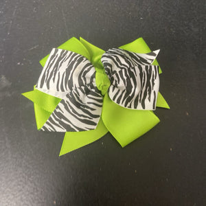 Zebra Hairbow Clip