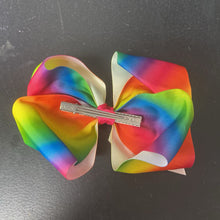 Load image into Gallery viewer, Rainbow Hairbow Clip
