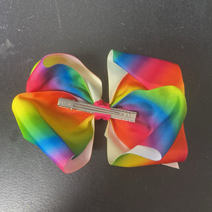 Rainbow Hairbow Clip