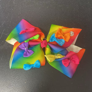 Rainbow Hairbow Clip