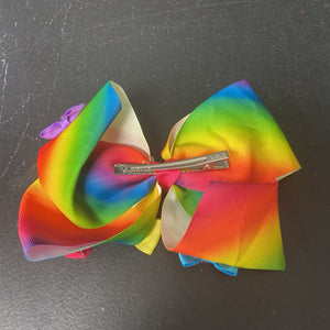 Rainbow Hairbow Clip