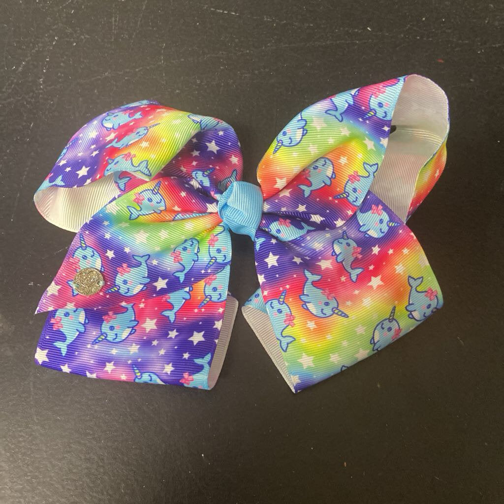 Narwhal Hairbow Clip