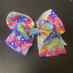 Narwhal Hairbow Clip