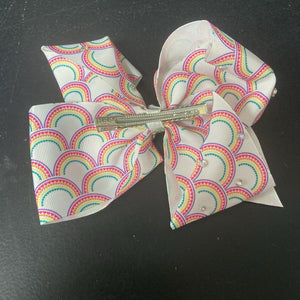 Rainbow Hairbow Clip