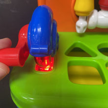 Load image into Gallery viewer, Musical Shape Sorter Workbench w/Shapes &amp; Tools Battery Operated
