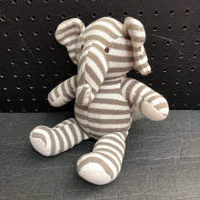 Load image into Gallery viewer, Baby &amp; Child Striped Elephant Nursery Plush (Restoration Hardware)
