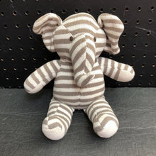 Load image into Gallery viewer, Baby &amp; Child Striped Elephant Nursery Plush (Restoration Hardware)
