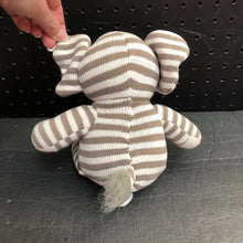 Load image into Gallery viewer, Baby &amp; Child Striped Elephant Nursery Plush (Restoration Hardware)
