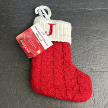 Load image into Gallery viewer, &quot;J&quot; Initial Mini Christmas Stocking (NEW)
