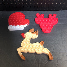 Load image into Gallery viewer, 3pk Christmas Sensory Pop-Its
