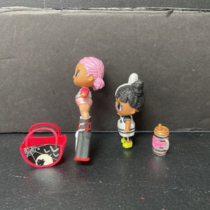 2pk Dolls w/Accessories