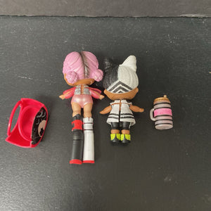2pk Dolls w/Accessories