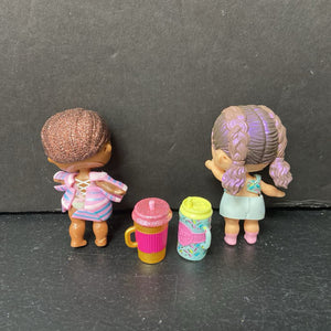 2pk Dolls w/Accessories