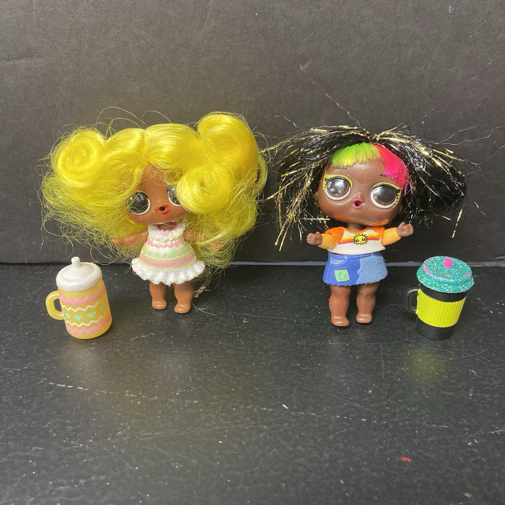 2pk Dolls w/Accessories