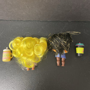 2pk Dolls w/Accessories