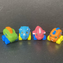 Load image into Gallery viewer, 4pk Dinosaur Soft Cars (Baby Wheels)
