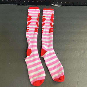 Girls Striped "Love" Socks