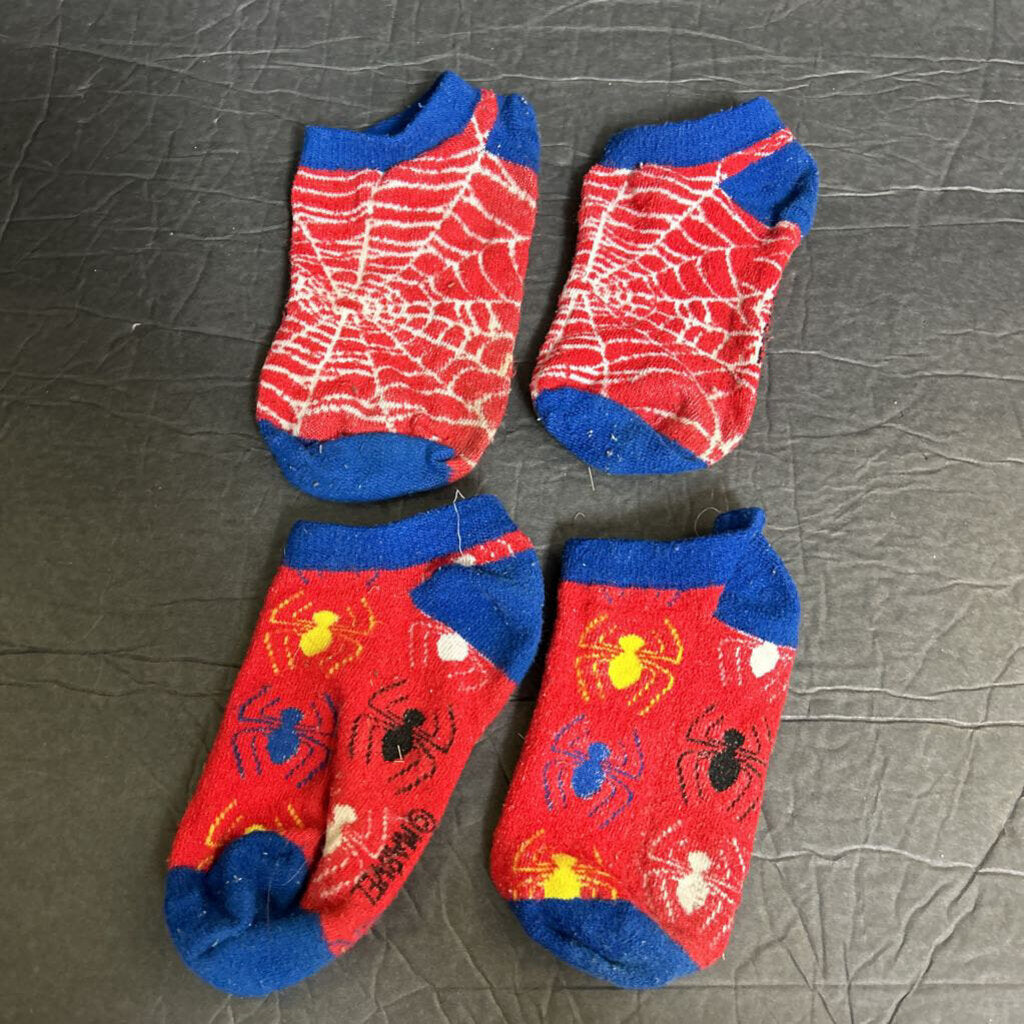 2pk Boys Spiderman Socks