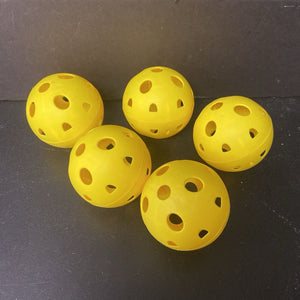 5pk Plastic Training Baseballs