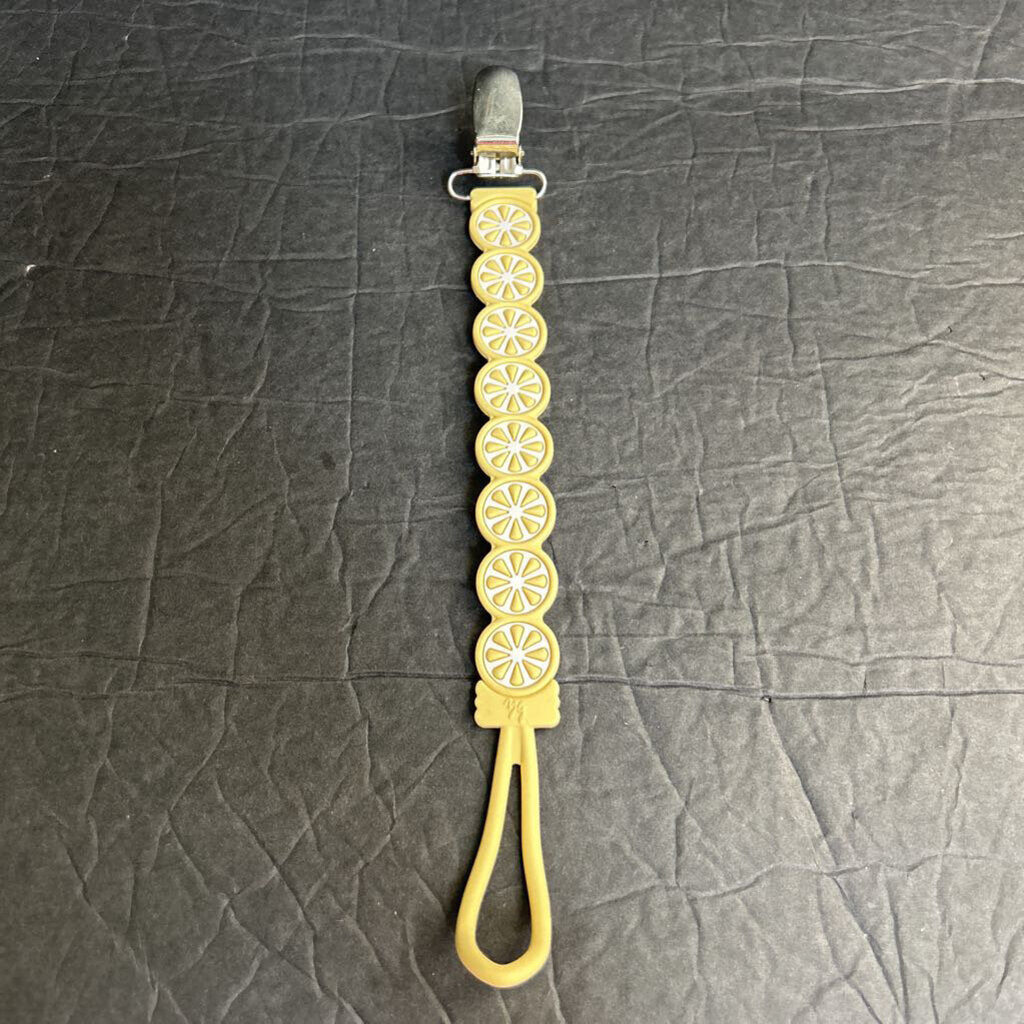 Silicone Lemon Pacifier Clip