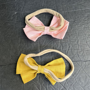 2pk Bow Headbands