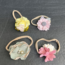 Load image into Gallery viewer, 4pk Flower Headbands
