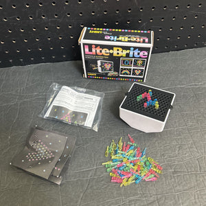 Mini Light Up Peg Board w/Pegs Battery Operated