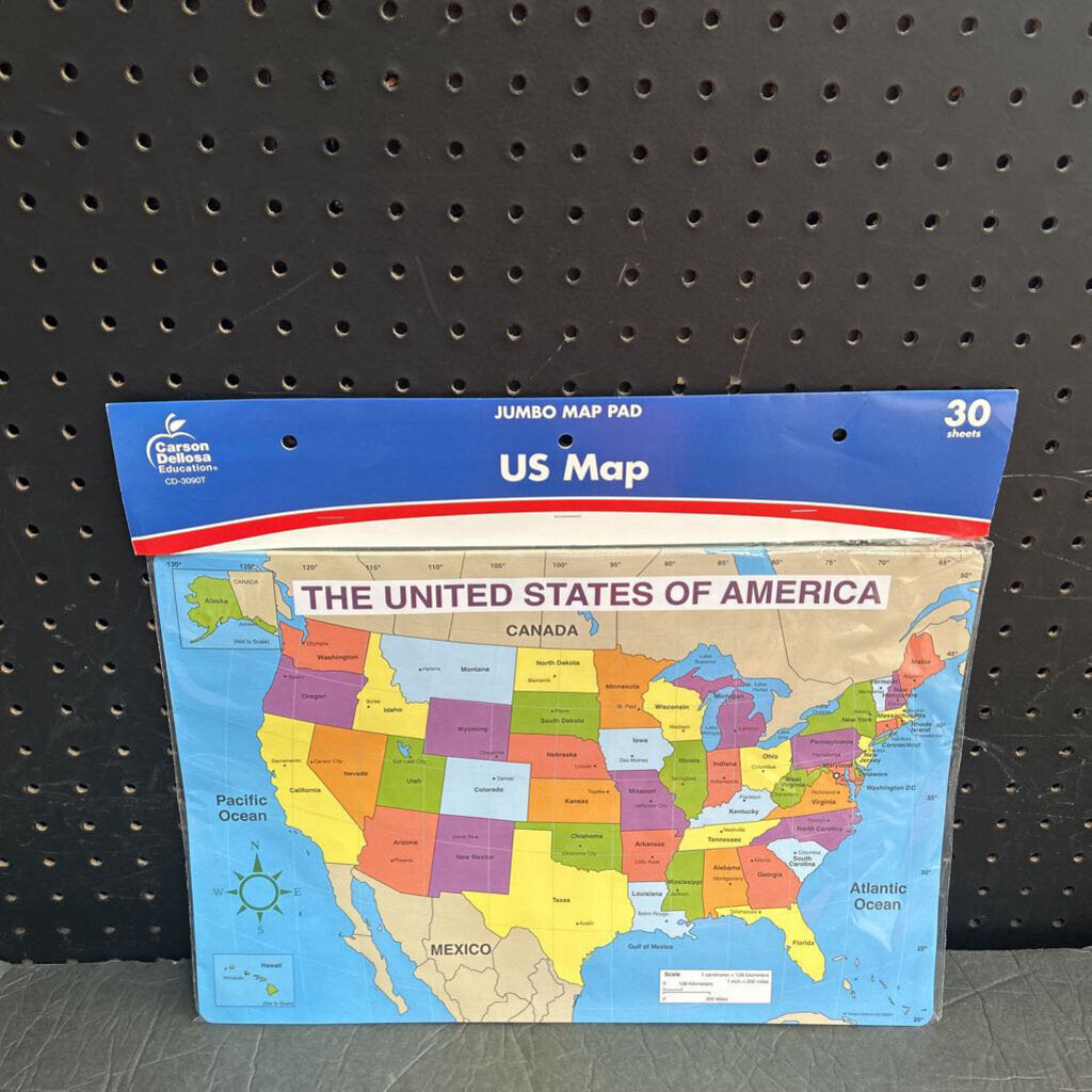 US Map Jumbo Map Pad (NEW)