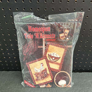 Hen & Eggs Wall Hanging Kit (NEW) (Bernat)