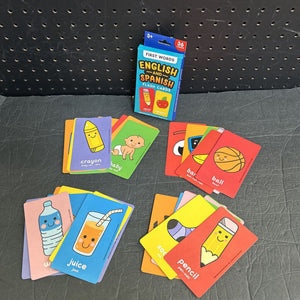 First Words English & Spanish Flash Cards