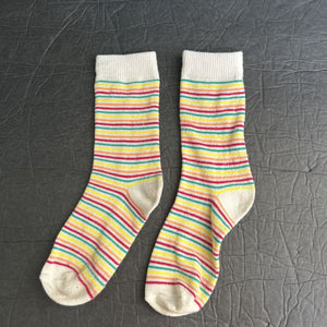 Girls Striped Socks