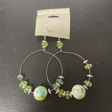Load image into Gallery viewer, Bead Hoop Earrings (NEW) (Charlotte Accessories)
