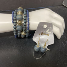 Load image into Gallery viewer, Beaded Bracelet &amp; Earrings Set (NEW) (Jlove)
