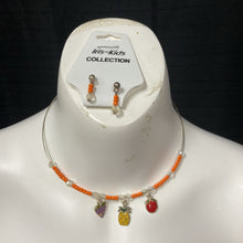Load image into Gallery viewer, Fruit Necklace &amp; Earrings Set (NEW) (Iris Kids)
