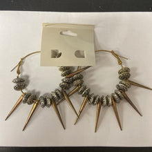 Load image into Gallery viewer, Spike Hoop Earrings (NEW) (Charlotte Accessories)
