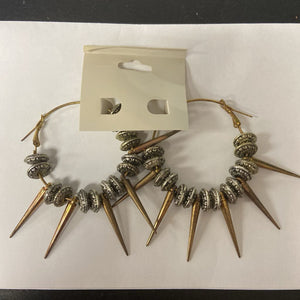 Spike Hoop Earrings (NEW) (Charlotte Accessories)