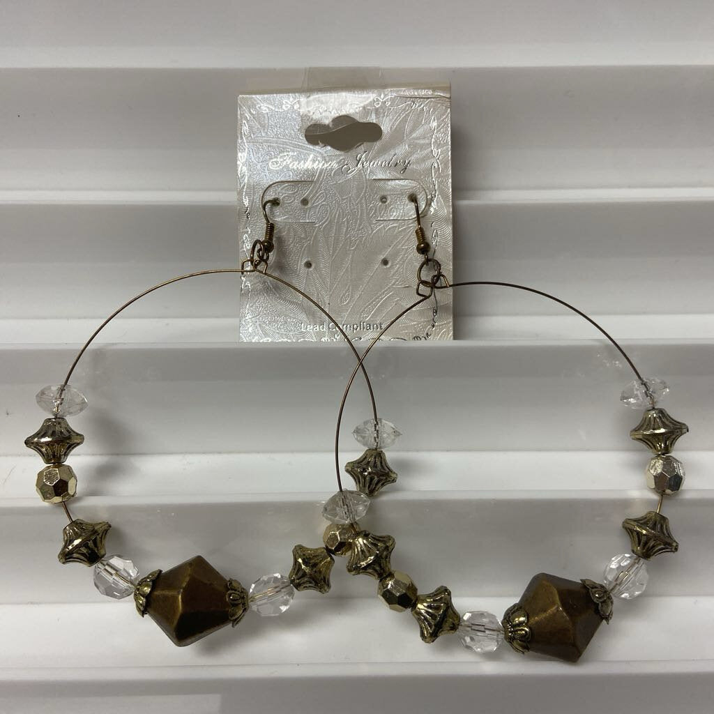 Beaded Hoop Earrings (NEW)