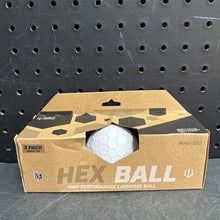 Load image into Gallery viewer, 3pk Lacross Hex Balls (NEW) (Wolf Athletics)
