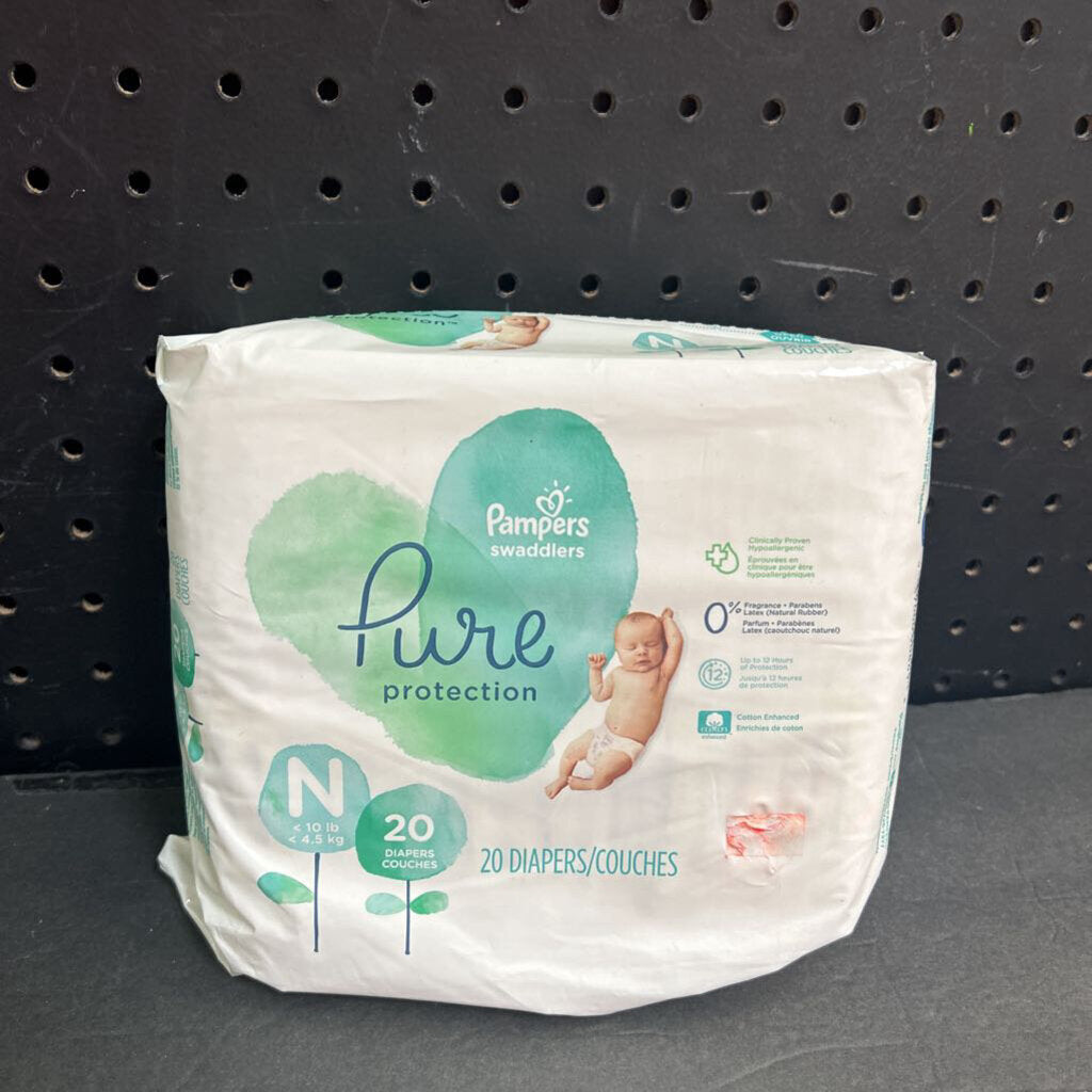 20pk Pure Protection Disposable Diapers (NEW)