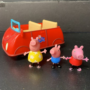 Talking Clever Car w/Figures Battery Operated