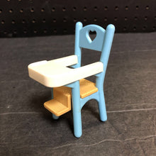 Load image into Gallery viewer, Dollhouse Highchair 1993 Vintage Collectible
