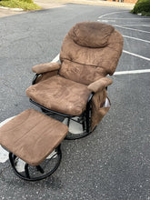 Load image into Gallery viewer, Swivel Glider Rocking Chair w/Ottoman (CANNOT SHIP, STORE PICKUP ONLY)
