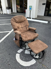 Load image into Gallery viewer, Swivel Glider Rocking Chair w/Ottoman (CANNOT SHIP, STORE PICKUP ONLY)
