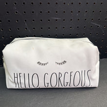 Load image into Gallery viewer, "Hello, Gorgeous." Cosmetics Bag
