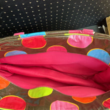 Load image into Gallery viewer, Polka Dot "RLM" Monogrammed Vinyl Overnight Travel Bag
