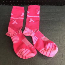 Load image into Gallery viewer, Girls Breast Cancer Socks
