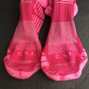 Girls Breast Cancer Socks