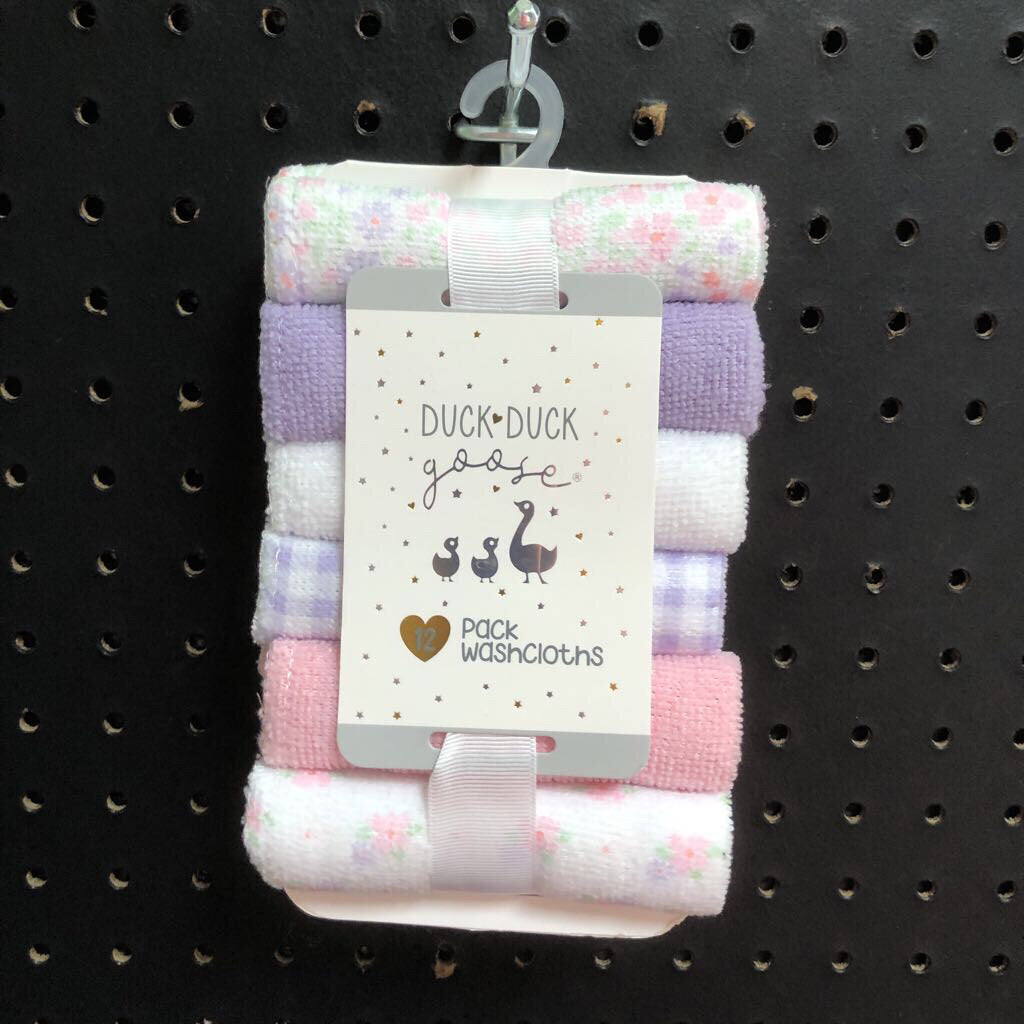 12pk Infant Wash Cloths (NEW)