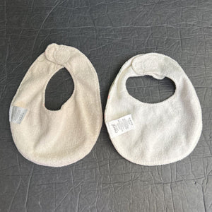 2pk Flower Bibs